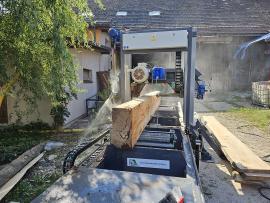 Sega a nastro per tronchi TP-600 mobilní , | Attrezzi di segheria | Macchinari per la lavorazione del legno | Drekos Made s.r.o