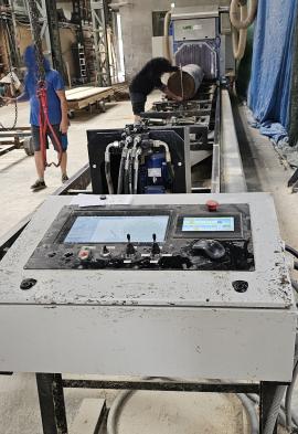 Sega circolare bilama angolare Dekos made s.r.o. PP-550 | Attrezzi di segheria | Macchinari per la lavorazione del legno | Drekos Made s.r.o
