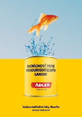 Vodouriediteľné laky ADLER
