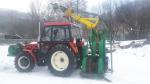 Gru a cavo LARIX 550 s traktorem 7745 |  Attrezzi per lavorare il legno | Macchinari per la lavorazione del legno | Vlastimil Chrudina