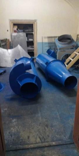 Dispositivo di aspirazione Cyklonový odlučovač pílin  |  Essiccatoi, aria condizionata | Macchinari per la lavorazione del legno | Juraj polovka šneky výroba 