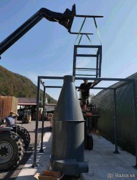 Dispositivo di aspirazione Cyklonový odlučovač pílin  |  Essiccatoi, aria condizionata | Macchinari per la lavorazione del legno | Juraj polovka šneky výroba 