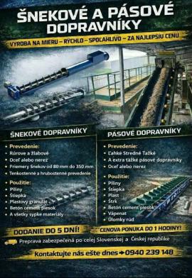 Altra attrezzatura Strojtatry |  Attrezzi di segheria | Macchinari per la lavorazione del legno | Juraj polovka šneky výroba 