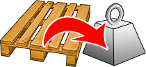 Calcolatore del peso dei pallet – pallet EPAL ed EUR