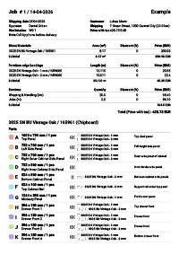 Esempio di esportazione dei piani
